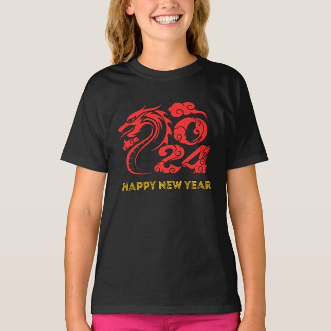 T-shirt Bonne année 2024 (Devant)