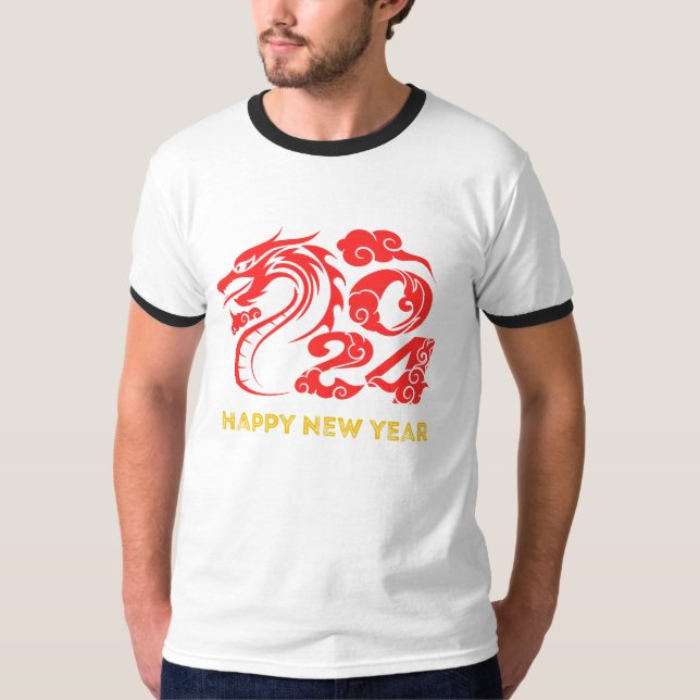 T-shirt Bonne année 2024 (Devant)