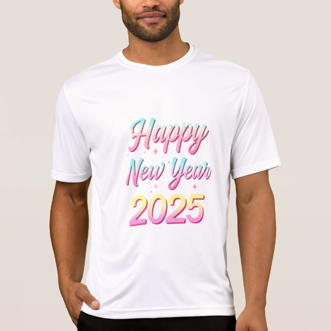 T-shirt Bonne année 2025 (Devant)