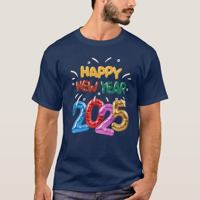 T-shirt Bonne année 2025 (Devant)
