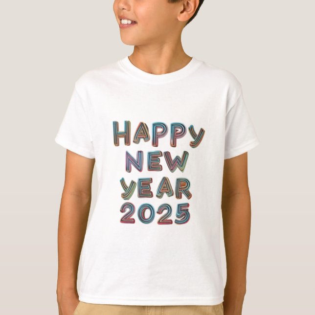 T-shirt Bonne année 2025***** (Devant)