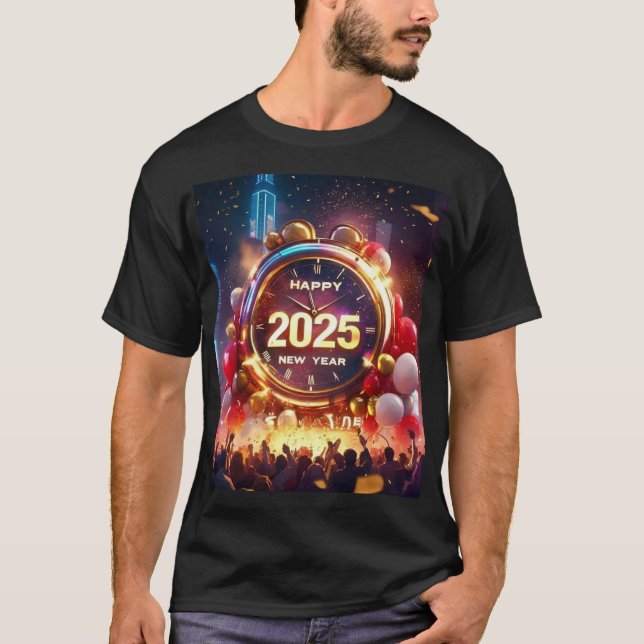 T-shirt Bonne année 2025 Célébration (Devant)