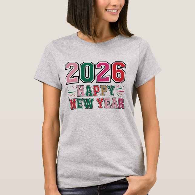 T-shirt Bonne année 2026  (Devant)