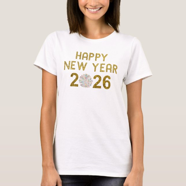 T-shirt Bonne année 2026 (Devant)