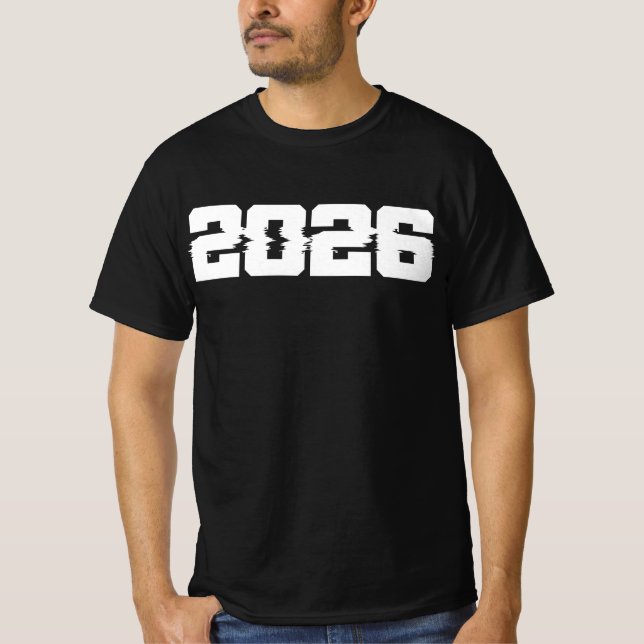 T-shirt Bonne année 2026 (Devant)