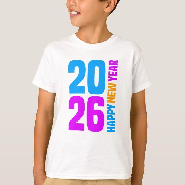 T-shirt Bonne année 2026-34568 (Devant)