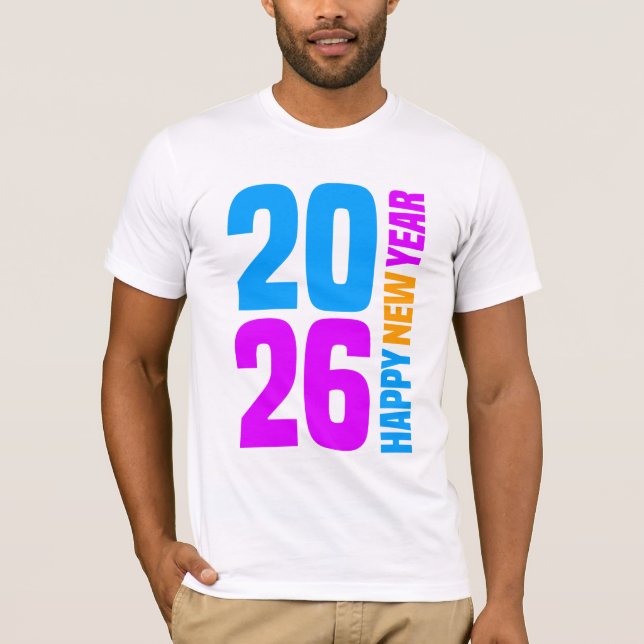 T-shirt Bonne année 2026-34568 (Devant)