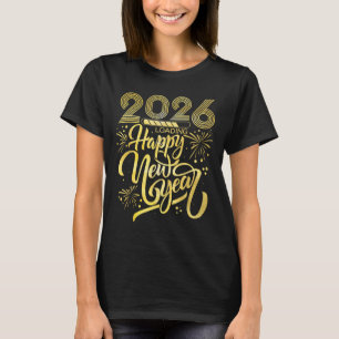 T-shirt Bonne année 2026 Fireworks Chargement