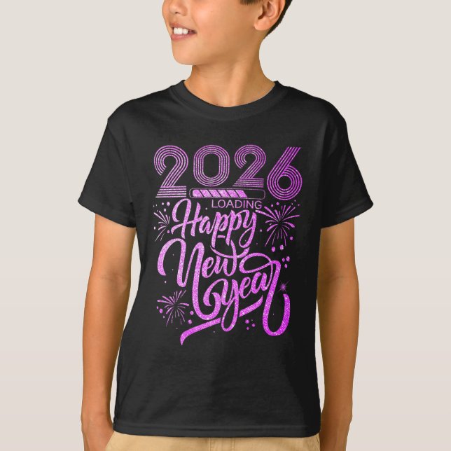 T-shirt Bonne année 2026 Fireworks Party Premium (Devant)