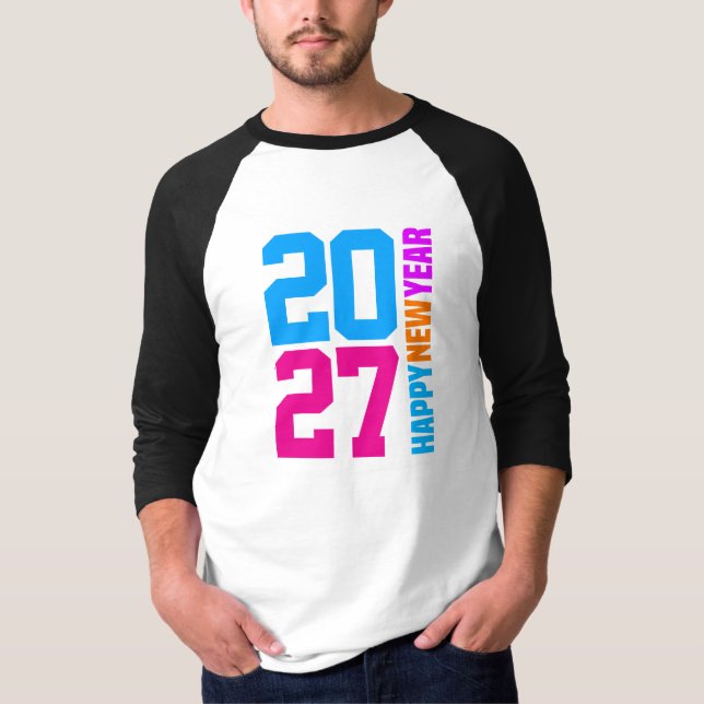 T-shirt Bonne année 2027 (Devant)