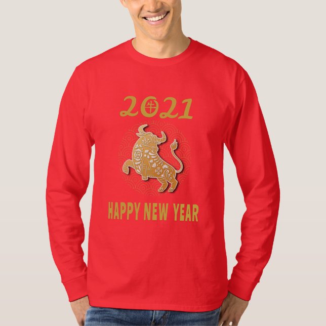 T-shirt Bonne année chinoise 2021 (Devant)
