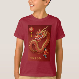 T-shirt Bonne année chinoise 2024 Année du Dragon