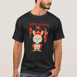 T-shirt Bonne Année Chinoise Du Nouveau Rabbit 2023 Année