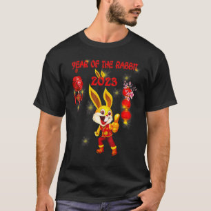 T-shirt Bonne Année Chinoise Du Nouveau Rabbit 2023 Année