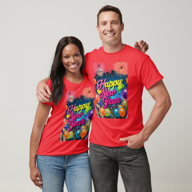T-shirt Bonne année, De Nouveaux Débuts Attendent (Unisexe)