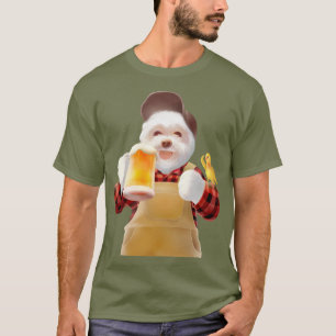 T-shirt Bonne bière de chien à boire