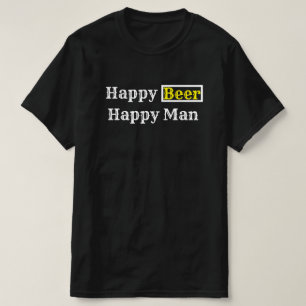 T-shirt Bonne bière Happy Man R