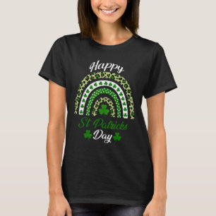 T-shirt Bonne chance Jour de la Saint Patrick Rainbow Jour