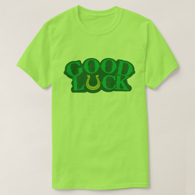 T-shirt Bonne chance St Patrick’s Day (Design devant)