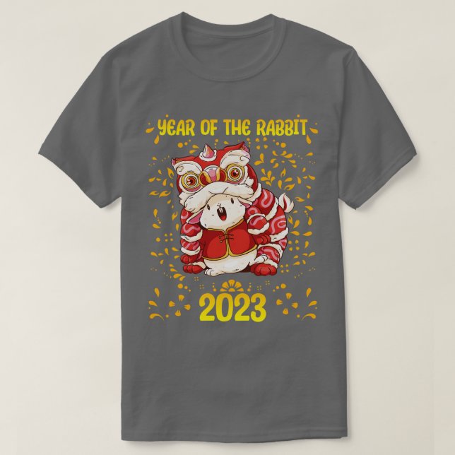 T-shirt Bonne chance Zodiac Joyeux Nouvel An chinois du ar (Design devant)