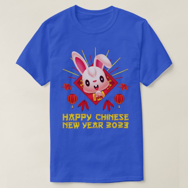 T-shirt Bonne chance Zodiac Joyeux Nouvel An chinois du ar (Design devant)