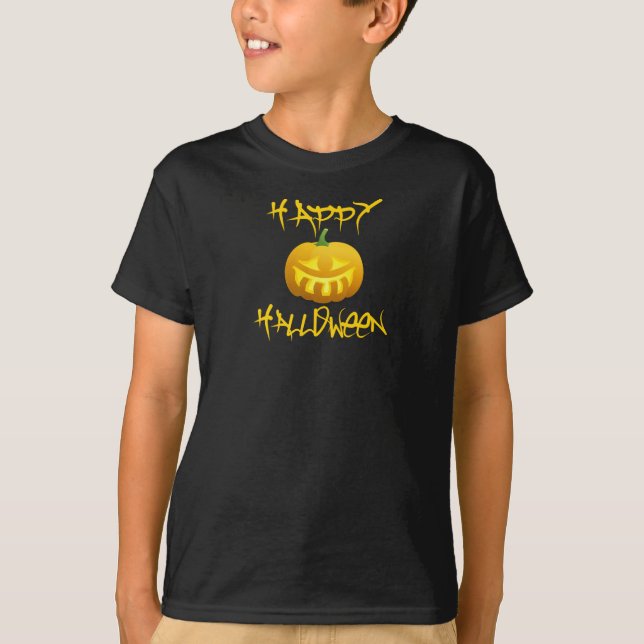 T-shirt Bonne chemise Citrouille Halloween (Devant)