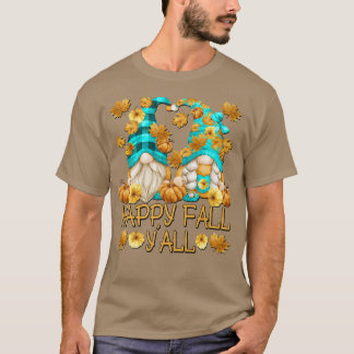 T-shirt Bonne Citation De L'Automne Avec L'Automne Feuille