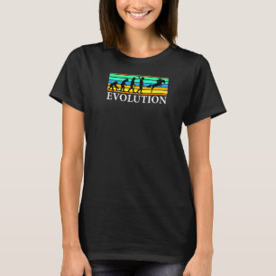 T-shirt Bonne course de chevaux Bitcoin Crypto Evolution T