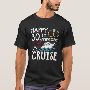 T-shirt Bonne croisière du 30e anniversaire 30 ans de mari