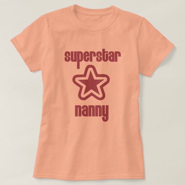 T-shirt Bonne d'enfants de superstar (Design devant)