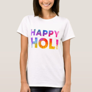 T-shirt Bonne fête des couleurs de Holi
