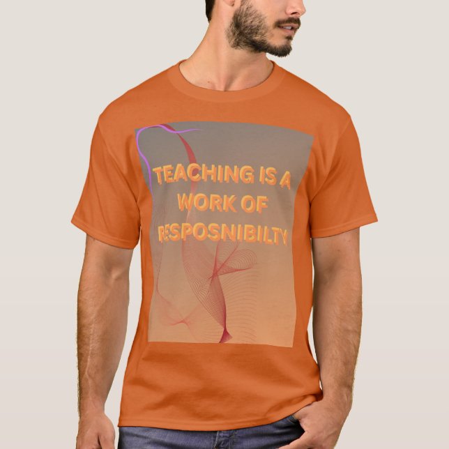 T-SHIRT BONNE FÊTE DES ENSEIGNANTS (Devant)