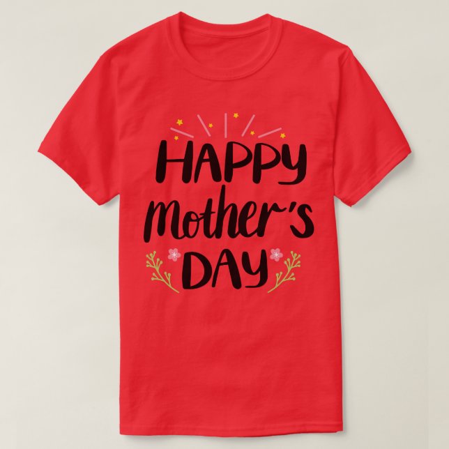 T-shirt Bonne fête des mères (Design devant)