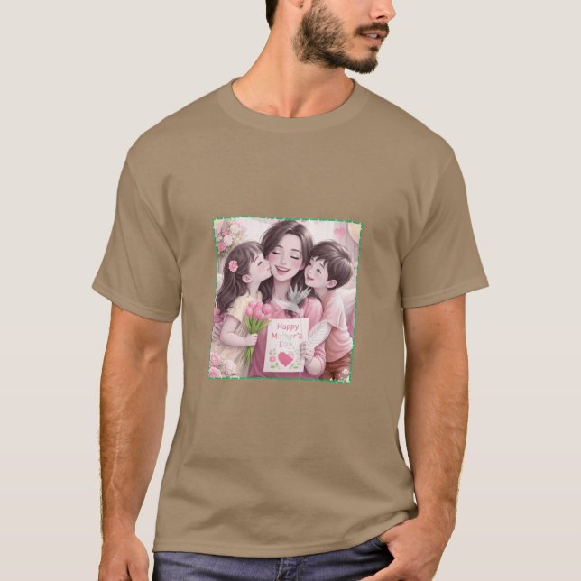 T-SHIRT BONNE FÊTE DES MÈRES (Devant)