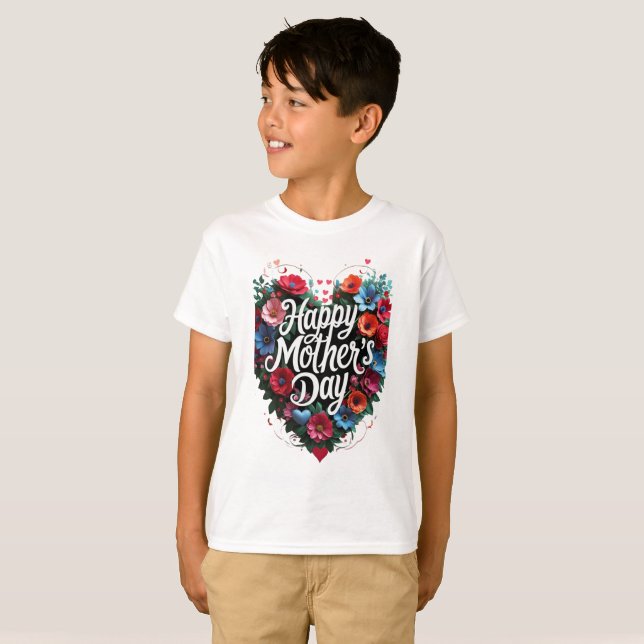 T-shirt Bonne fête des mères (Devant entier)