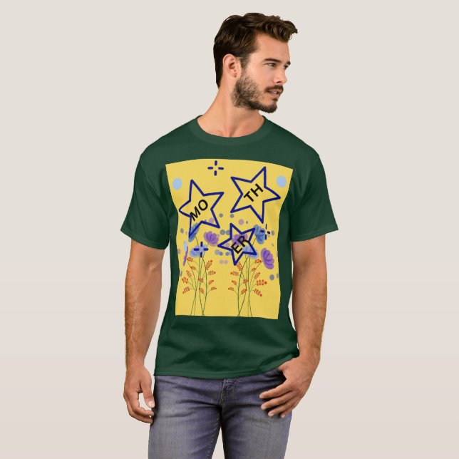 T-SHIRT BONNE FÊTE DES MÈRES  (Devant entier)