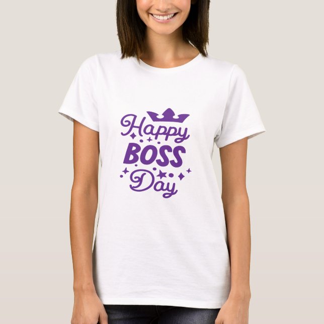 T-shirt Bonne Fête des Patrons - Patronne (Devant)
