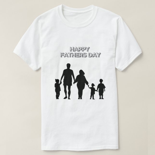 T-shirt Bonne fête des pères (Design devant)