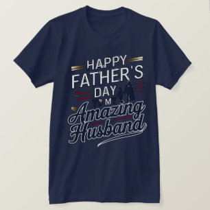 T-shirt Bonne Fête des pères à mon mari Extraordinaire - É
