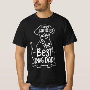 T-shirt Bonne Fête des pères Au Meilleur Chien Papa