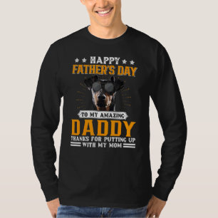 T-shirt Bonne Fête des pères Manchester Terrier Chien papa