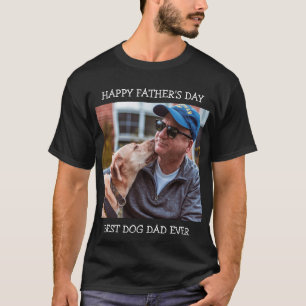 T-shirt Bonne Fête des pères Meilleur Chien Papa Jamais 