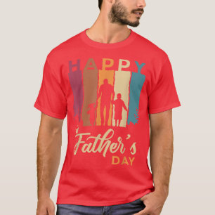 T-shirt Bonne Fête des pères père, papa, papa Fête des pèr