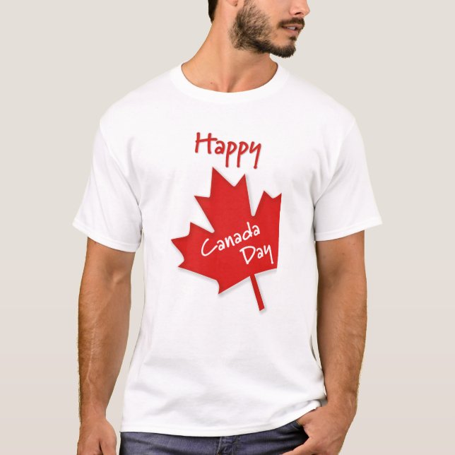 T-shirt Bonne fête du Canada (Devant)