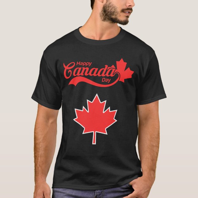 T-shirt Bonne fête du Canada (Devant)