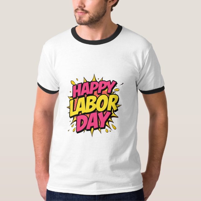 T-shirt Bonne fête du Travail (Devant)