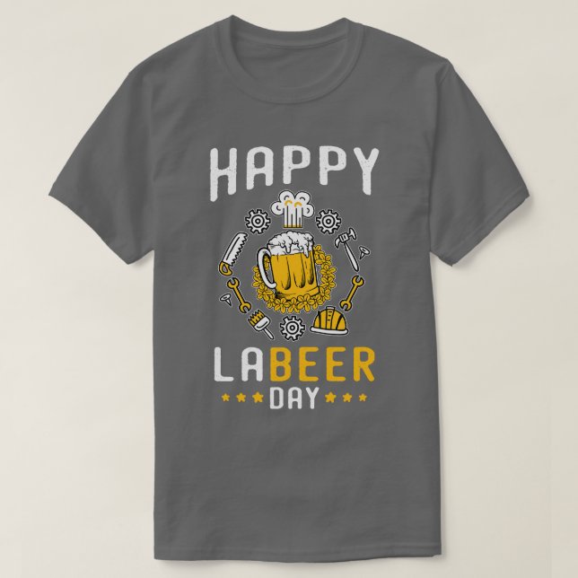T-shirt Bonne fête du Travail (Design devant)