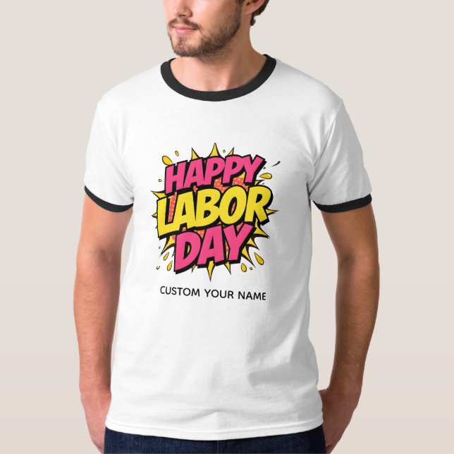 T-shirt Bonne fête du Travail (Devant)