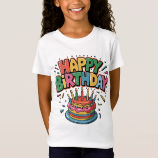 T-Shirt Bonne fille d'anniversaire
