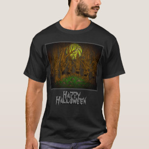 T-shirt Bonne forêt d'Halloween avec un message